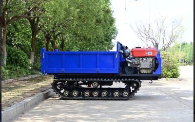 China Selbstfahrender Dumper Hydraulischer Dumping 5 Tonnen Höchstlast GF5000d Gummibahnen Crawler Dumper zu verkaufen