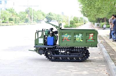 China Hydraulisches Kippen GF2000 Dumper Crawler Dumper Transporter für Baustelle zu verkaufen