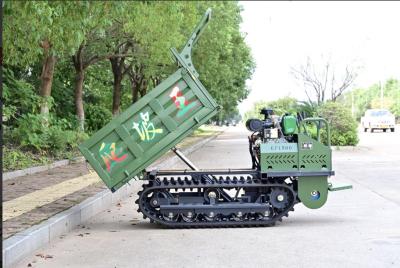 China GF1500C Mini Loading Crawler Tracked Vehicle Crawler Dumper For Transportation zu verkaufen