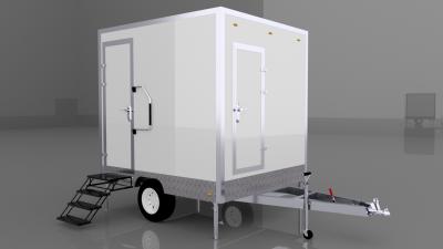 Cina Prezzi accessibili Funzionale e personalizzabile Mobile Single Shower Trailer Outdoor Luxury Bathroom Toilet in vendita