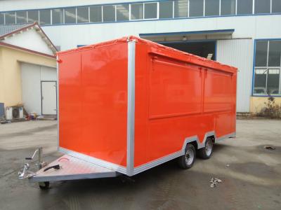 China Customized Electric Stainless Steel Food Trailer For Convenient Food Service for sale