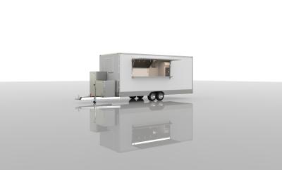 China 2024 Food Truck Trailer Outdoor Mobile Food Trailer Coffee Ice Cream Hot Dog Pizza Snacks for sale