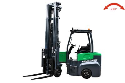 China China Made Mini Small Electric Platform Stacker Fork Lift Forklift 2 Ton for sale