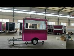 Customized Mini Ice cream Trailer Catering Cart