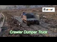 3 ton tracked dumper full hydraulic crawler carrier crawler mini transport dumper for sale