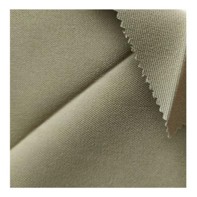 China Stretch Fashion Apparel Woven Fabric 94%polyester 6%spandex Twill Fabric 260-270gsm For Suit Pants T-shirt Dress Plain Customized. for sale