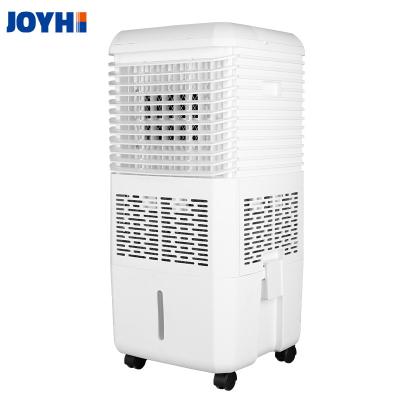 China Hotel Capacity 16L Electric Evaporative Water Air Cooler Portable Cooling Humidification Display With Tank for sale