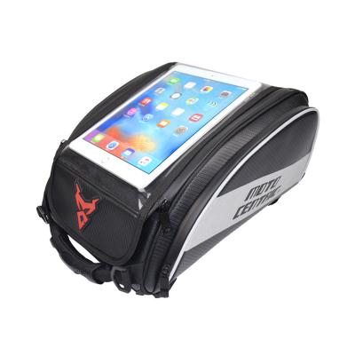 China MOTOCENTRIC Factory Fashion Multifunctional Waterproof Touch Screen Durable Large Capacity Helmet Bag Motorcycle Half Tank Bag for sale