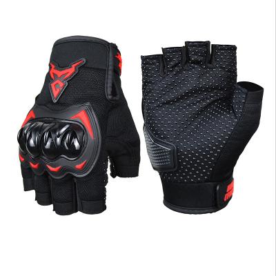 China MOTOCENTRIC Factory Sale Men's Half Finger Anti-Slip Protective Breathable Motorcycle Riding Gloves for sale