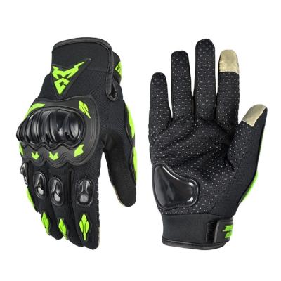 China Mens Unisex Breathable Full Finger Motorcycle Riding Gloves for sale