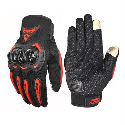 China Breathable Full-Finger Mens Motorcycle Full Finger Gloves With Drop Resistance And Breathable Rise for sale