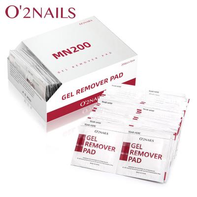 China O2nails Nail Salon+home Gel Nail Polish Remover Pads 200pcs/box for sale