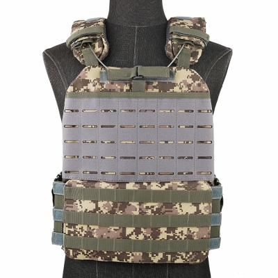 China Fashion Tactical Military Vest Chest Installation Carrier Dish Plate Carrier Comfortable Tactical Chest Installation Vest for sale