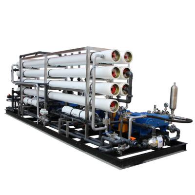 China Multi Media Filter Seawater Desalination System Siemens S7 PLC Controlled for sale