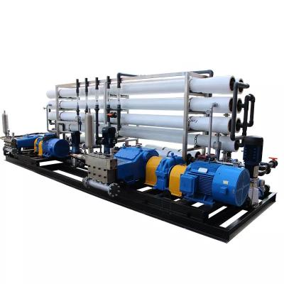 China 38% Recovery Rate Seawater Desalination System With Ultrafiltration Pretreatment for sale