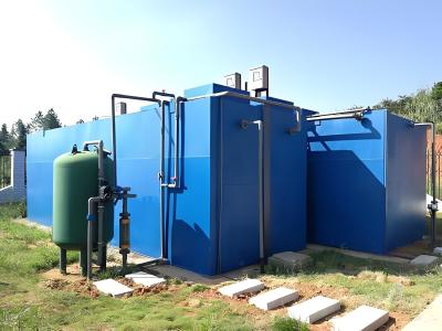 China 200m3 Per Day Sewage Treatment Plant AAO MBR Technology for sale