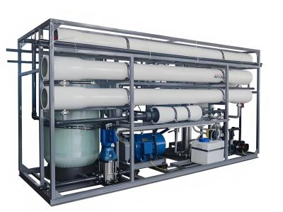 China 100-1000 M3/Day Seawater Desalination System With Duplex Steel 2205 for sale