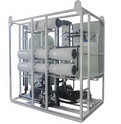 China 100-1000M3/Day Salt Water Treatment System With Duplex Steel 2205 for sale