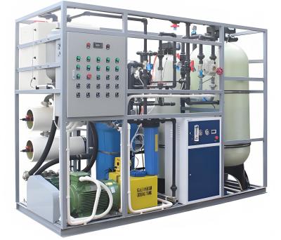 China Recover Rate 38% Seawater RO System With Siemens Control And Danfoss Pump for sale