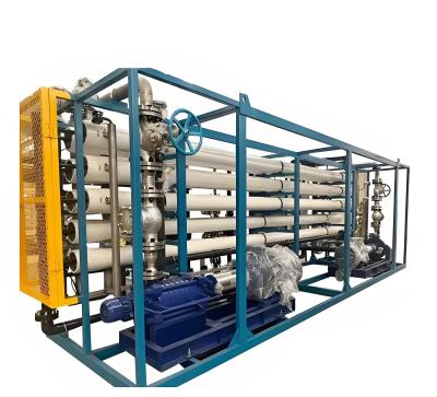 Chine Siemens S7 PLC Système de régulation électrique de l'eau de mer RO avec membrane USA Filmtec Ro à vendre