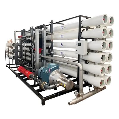 China 99.5% Desalting Rate Salt Water Reverse Osmosis Plant With Auto Control Valve for sale