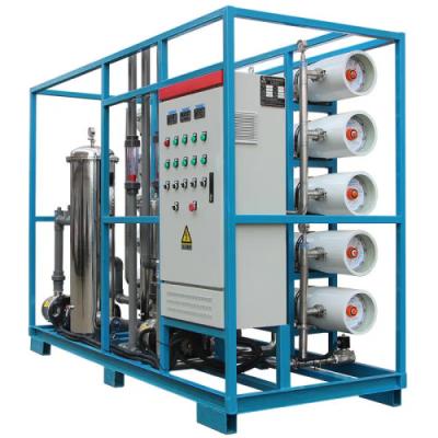 China Municipal Water Purification Skid Nanofiltration System 10-100 M3/Hr for sale