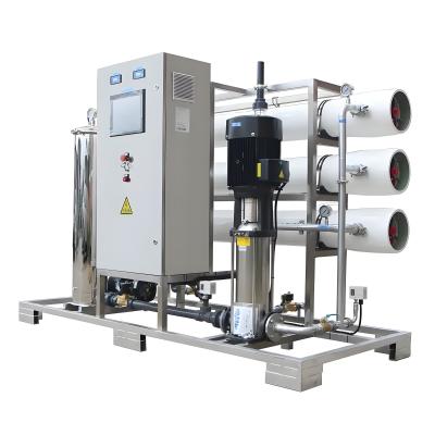 China 98% Salt Rejection Brackish Water RO System With Siemens S7 PLC Control for sale