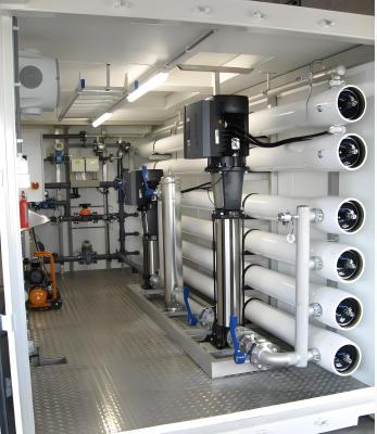 China Vontron Containerized RO System With Media Filter Or Ultrafiltration Pretreatment for sale