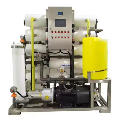 China Multi Media Filtration/Ultrafiltration Seawater Desalination System with 38% Recovery Rate for sale