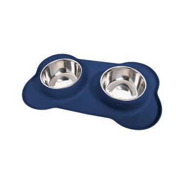 China Stocked 2023 New Remote Pet Driver Stainless Steel Pet Bowls and Dog Water Bowls and Cat Bowls for sale