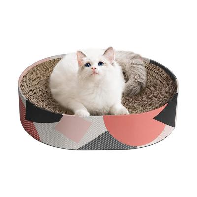 China Recyclable Corrugated Cardboard Stocked Cat Scratcher For Healthy Cats Grinding Claw for sale