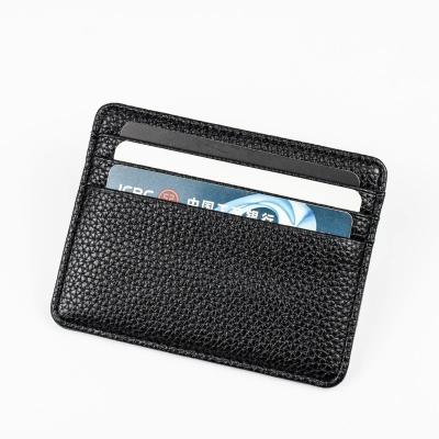 China Fashion Slim Minimalist Wallet PU Credit Card Holder Leather Short Clip Multi Color Leather Bank Candy Card Holder ID Slot Card for sale