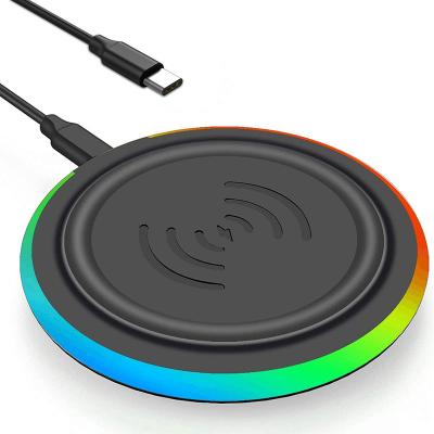 China 15W Mobile Phone Wireless Chargers For iPhone 14 12 Samsung LED Display Desktop Wireless Charging Pad For Airpods Fast Charger for sale