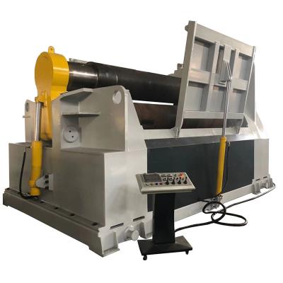 China Building Material Stores With Supports Stretch Metal Sheeting Processing Plate Roll Bending Machine For Cone Rolling for sale