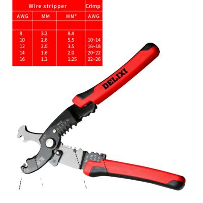 China Multifunctional Hand Operated Tools Wire Stripper Wire Stripper Wire Stripper Pliers Cable Cutter and Wire Stripper for sale