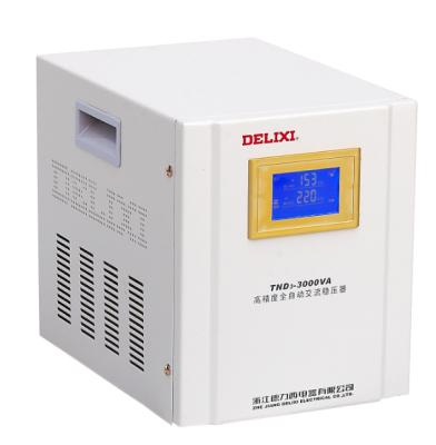 China SVC 10KVA Series Stable LCD Display Automatic Voltage DELIXI TND3 Voltage Regulator Stabilizers for sale