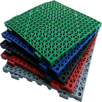 China PVC Drainage Flooring Non-Slip Modular Plastic Mat for sale