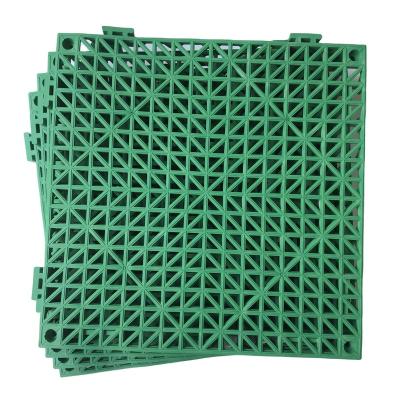 China PVC Mat Drainage Swimming Pool Non-Slip Soft Plastic Interlocking Non-Slip Mat for sale