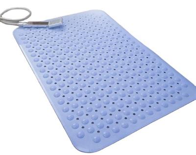 China PVC Suction Cup Suction Cup Safety Bath Mat Viable Non-Slip Shower Cushion Bottom Bath Mat for sale