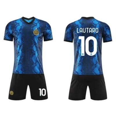 China Sets 2022 Hot Sale High Quality Sublimation Football Uniform Wholesale Customized Logo Printing Football Jersey Set for sale