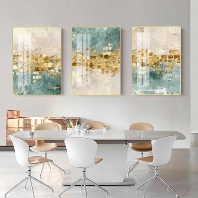 China Nordic Minimalism Art Print Painting Abstract Color Crystal Porcelain Painting Wall Art Living Room Waterproof Home Decor for sale