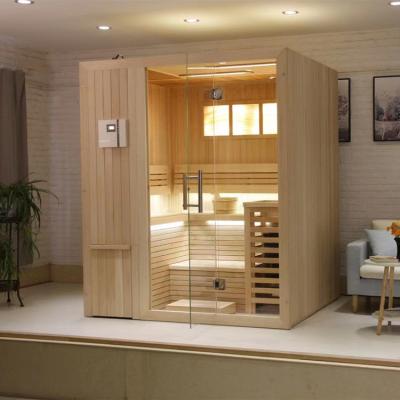 China Computer Control Panel 2022 Hemlock 4 Best Selling Person Far Infrared Curve Sauna Dome for sale