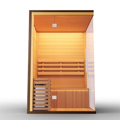 China Private Computer Control Panel Reservation Hemlock One Person Sauna Steam Room With ETL CE for sale