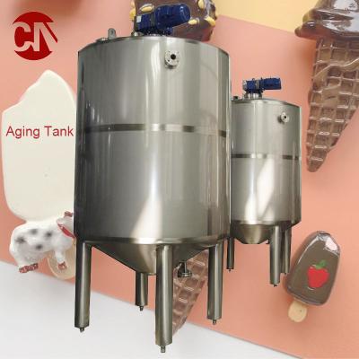 China CE Certified 1000L-5000L SUS304 Ice Cream Aging Tanks with Mixing Tank and Syrup Pump for sale