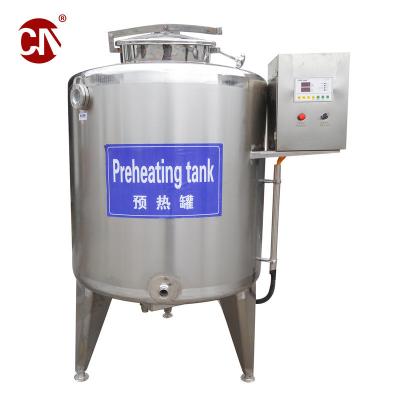 China Large Scale 304 Stainless Steel Preheating Tanks Precooling Tanks Buffer Storage Tank for sale