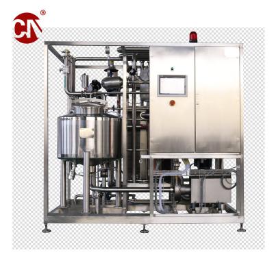 China Schüttelprinzip 500 L pro Stunde aseptischer Tubular-Uht-Sterilisator zur Pasteurisierung von Milch zu verkaufen