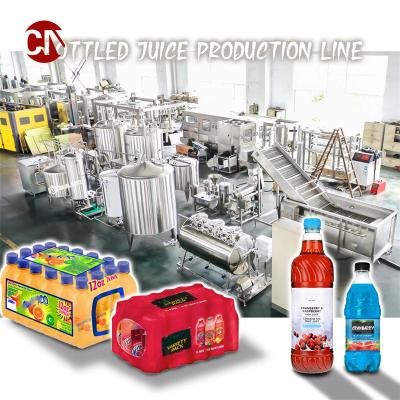 China 380V-Füllmaschine für Fruchtsaft / Fruchtsaftverarbeitungslinie / Fruchtsaftproduktion zu verkaufen