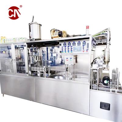 China Pneumatische Aufzugsmaschine mit aseptischen Giebelboxen für Milchkartonbehälter zu verkaufen