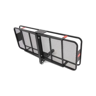 China REDFOX Factory New Product Folding Universal Automatic Steel Hitch Cargo Carrier Hitch Mount Cargo Carrier for sale