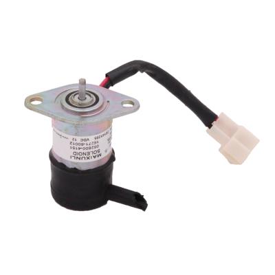 China Machinery repair shops 12/24V kubota fuel shut off solenoid kubota stop solenoid 16271-60012 052600-4150 052600-4151 for sale